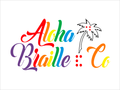 Aloha Braille logo