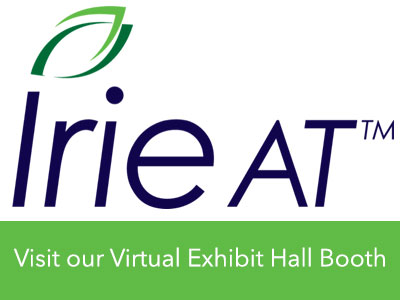 Irie AT advertisement - Visit our Virtual Exhibit Hall booth